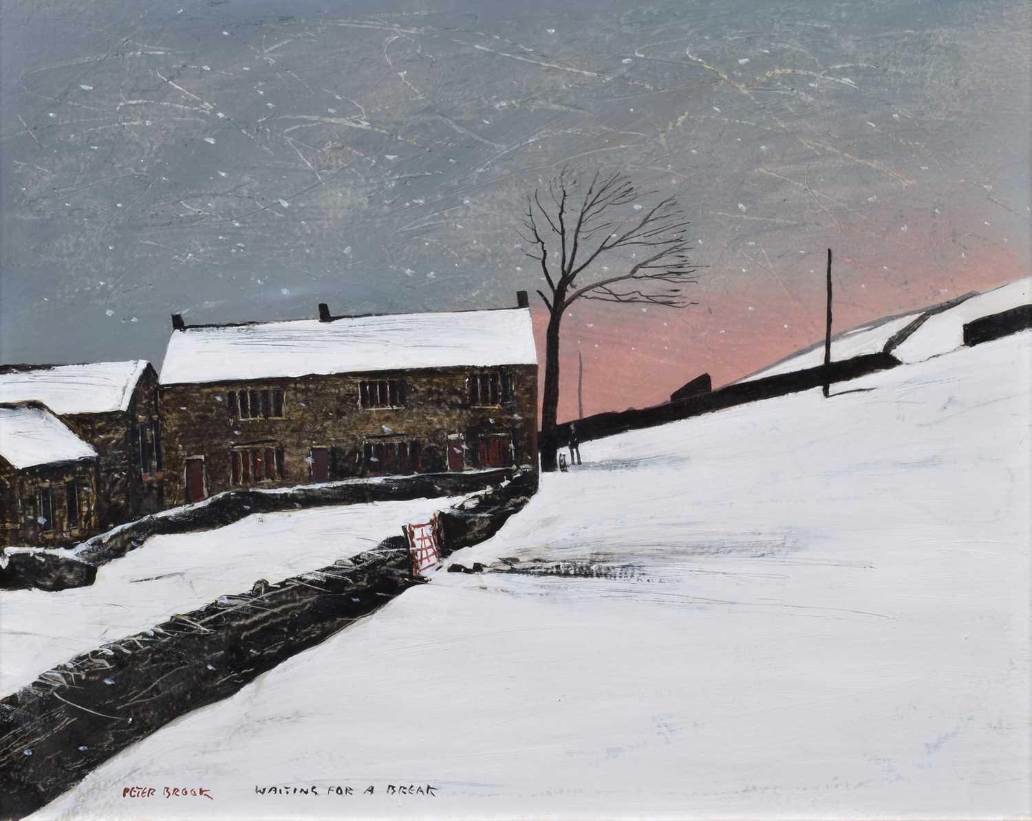 peter brook painting waiting for a break